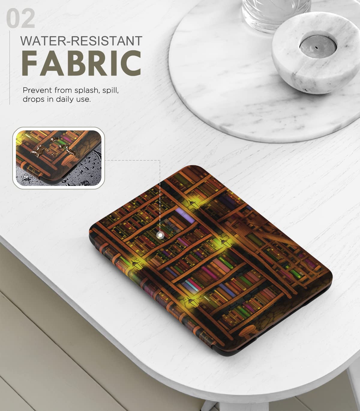 Foto 3 | Funda Moko Para Kindle 11 2024/2022 De 6 Pulgadas Y 11.ª Generación Con Función Auto Wake - Venta Internacional.