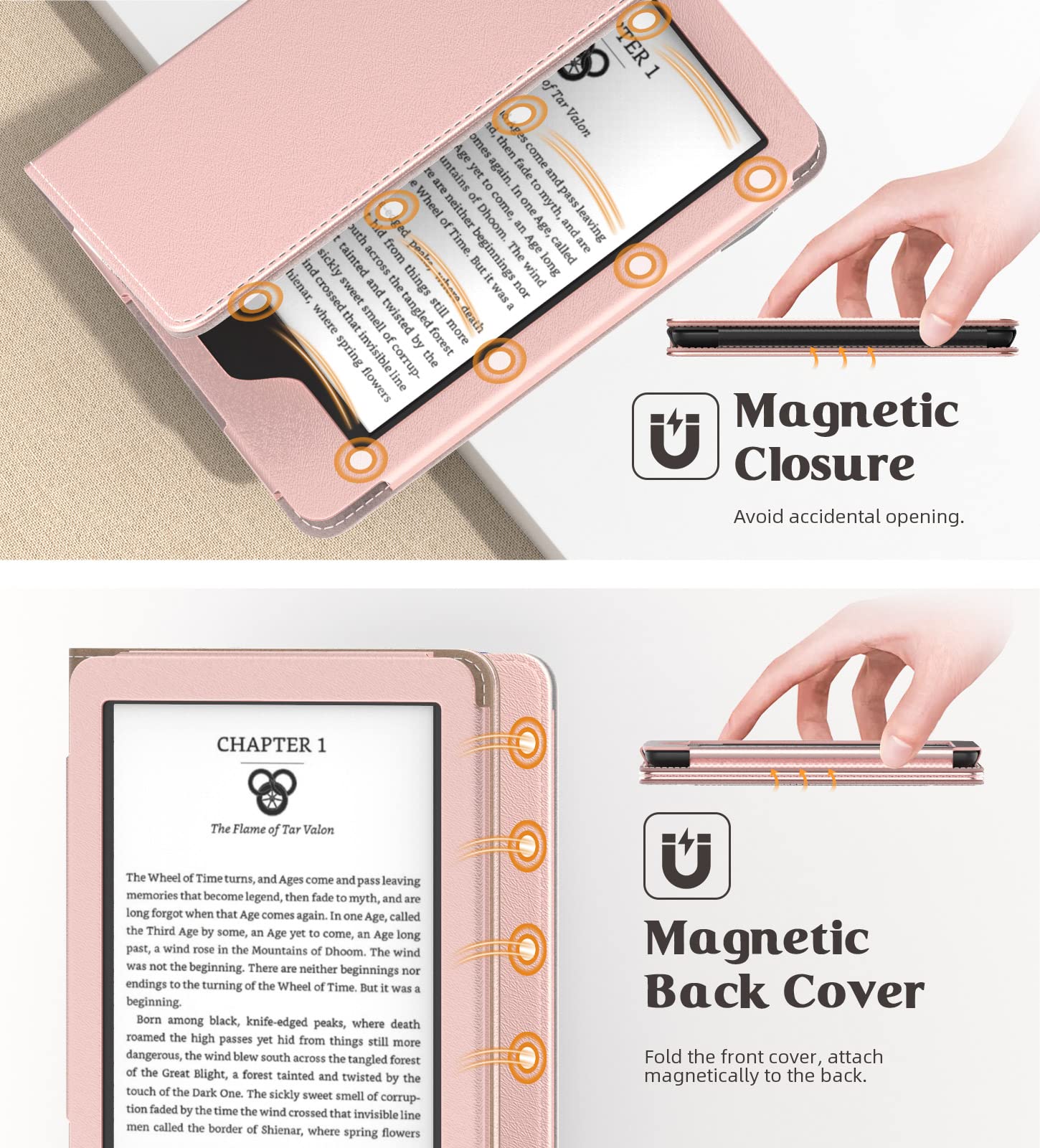 Foto 7 pulgar | Funda Moko Ultraligera De Poliuretano Para Kindle 6 11.ª Generación - Venta Internacional.