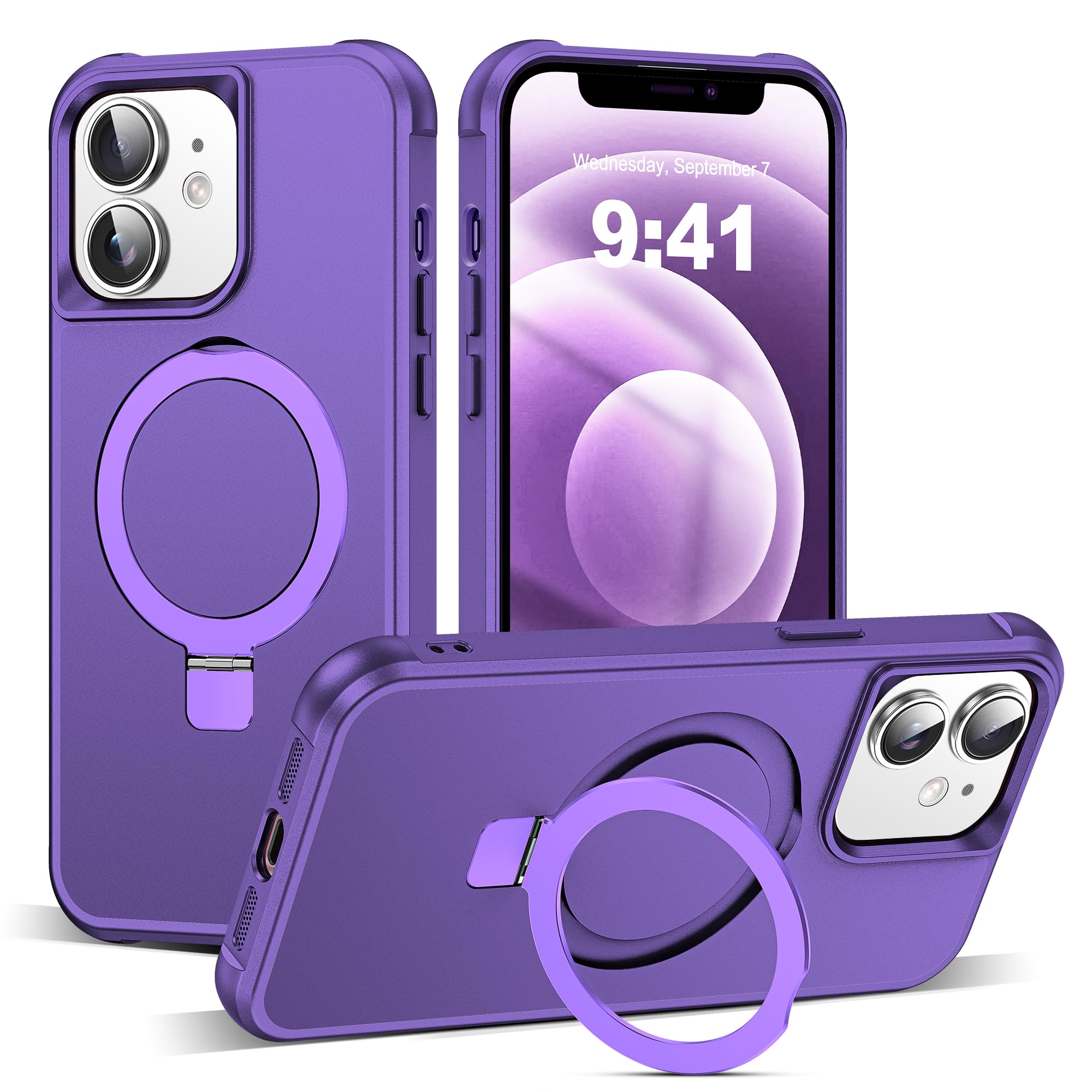 Funda De Teléfono Tianli Diseñada Para Iphone 12/12 Pro Con Soporte Anular - Venta Internacional.