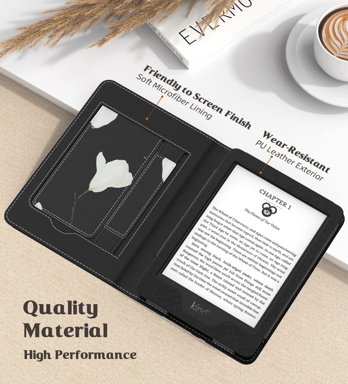 Foto 5 pulgar | Funda De Poliuretano Ultraligera Moko Para Kindle 6 11.ª Generación - Venta Internacional.