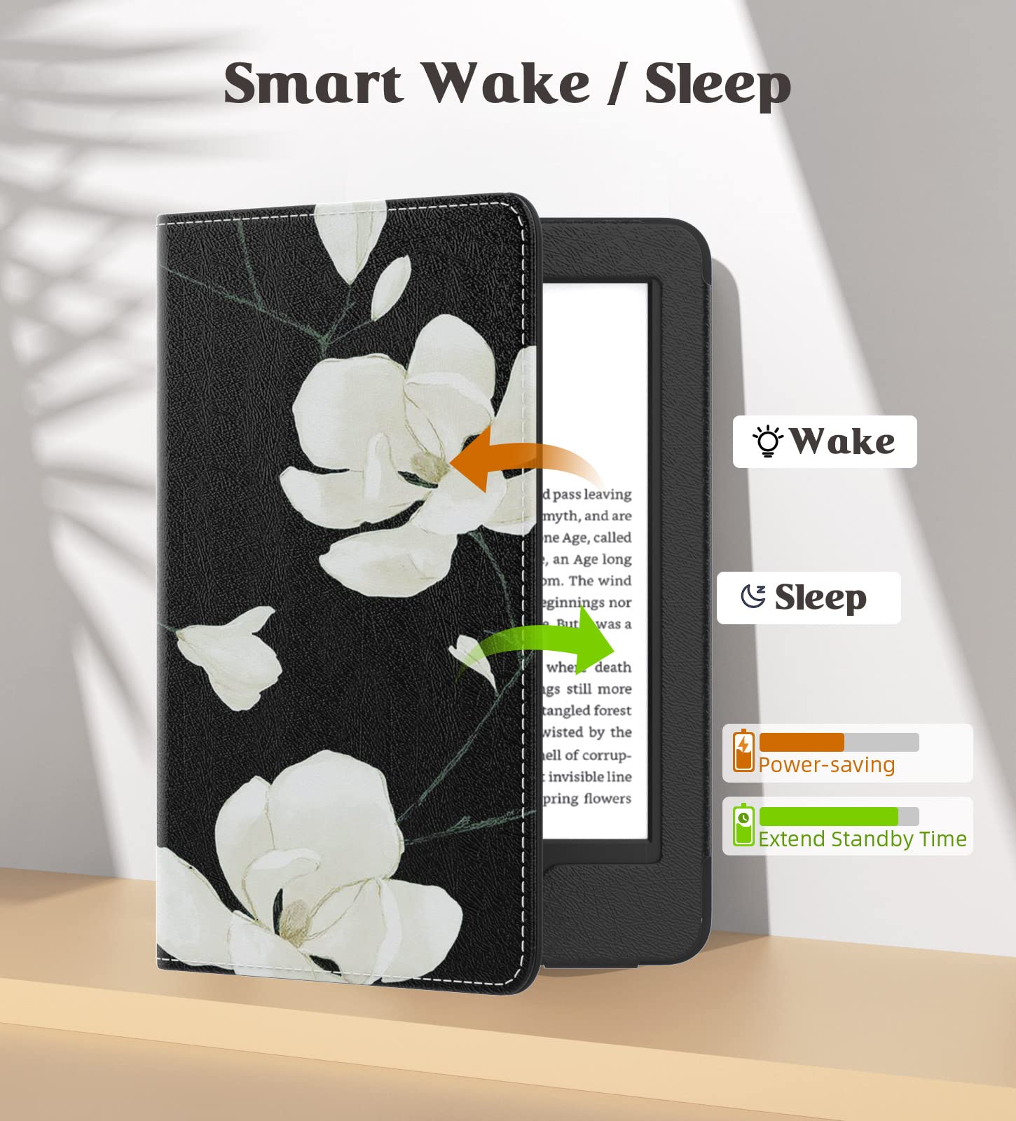 Foto 5 | Funda De Poliuretano Ultraligera Moko Para Kindle 6 11.ª Generación - Venta Internacional.