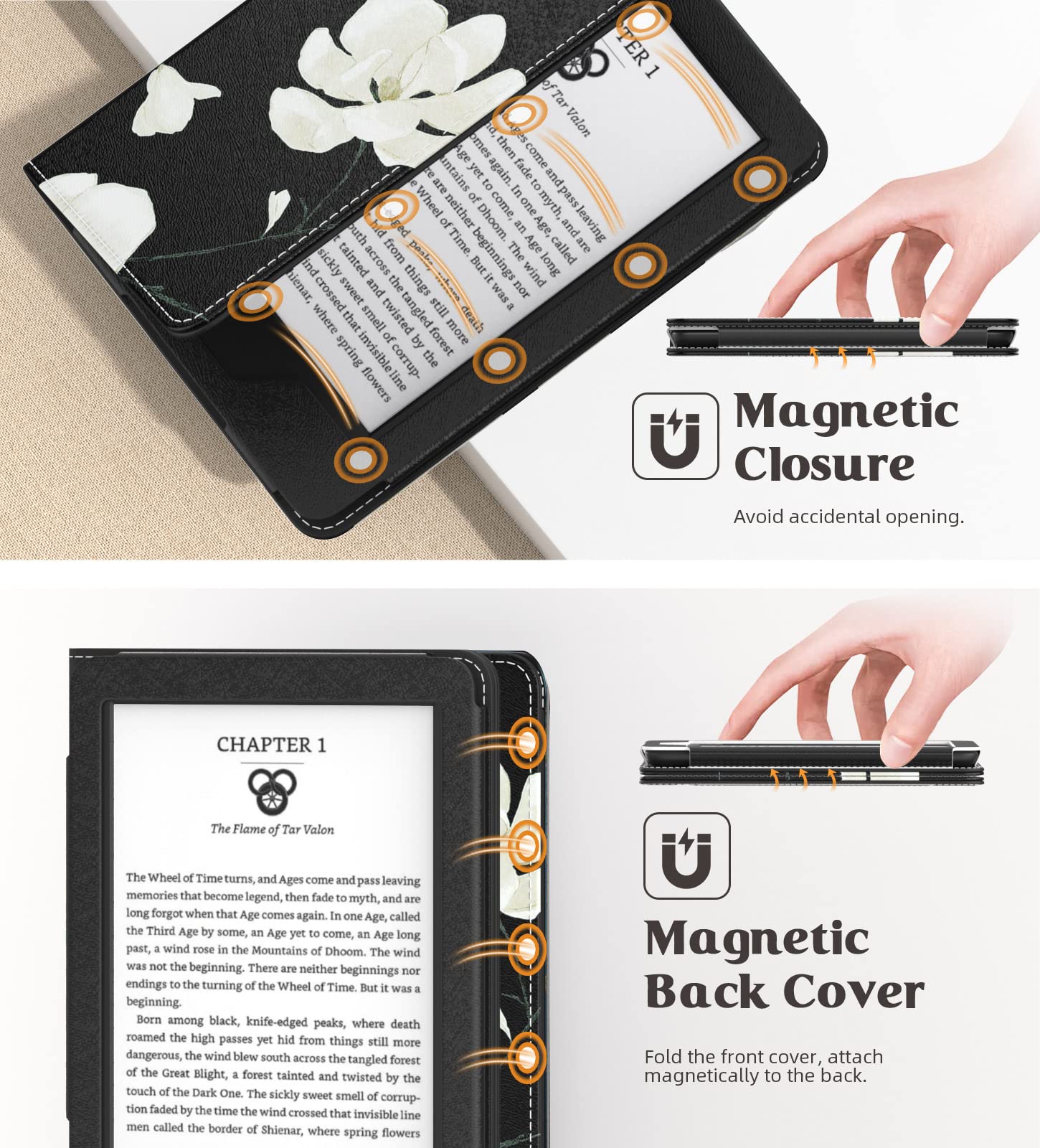 Foto 7 pulgar | Funda De Poliuretano Ultraligera Moko Para Kindle 6 11.ª Generación - Venta Internacional.