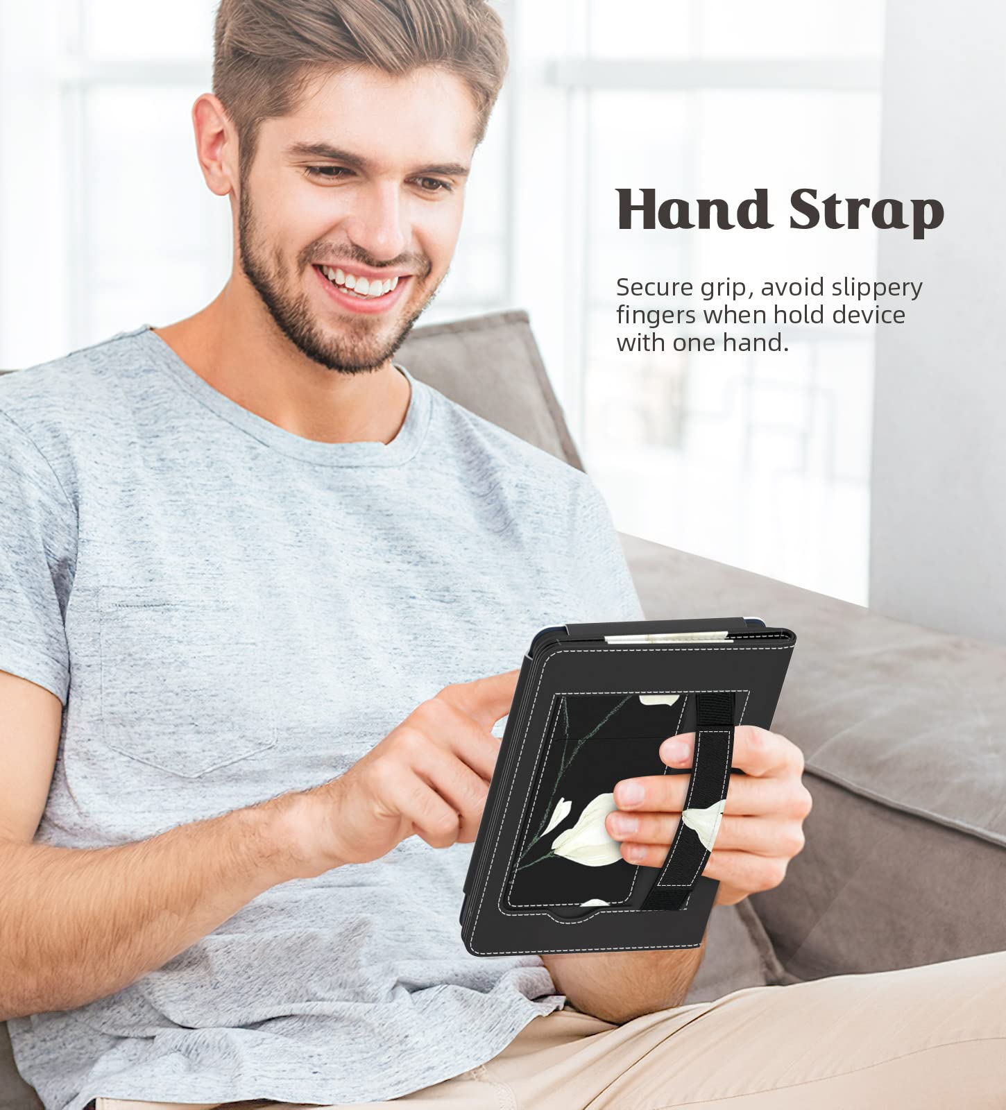 Foto 8 pulgar | Funda De Poliuretano Ultraligera Moko Para Kindle 6 11.ª Generación - Venta Internacional.
