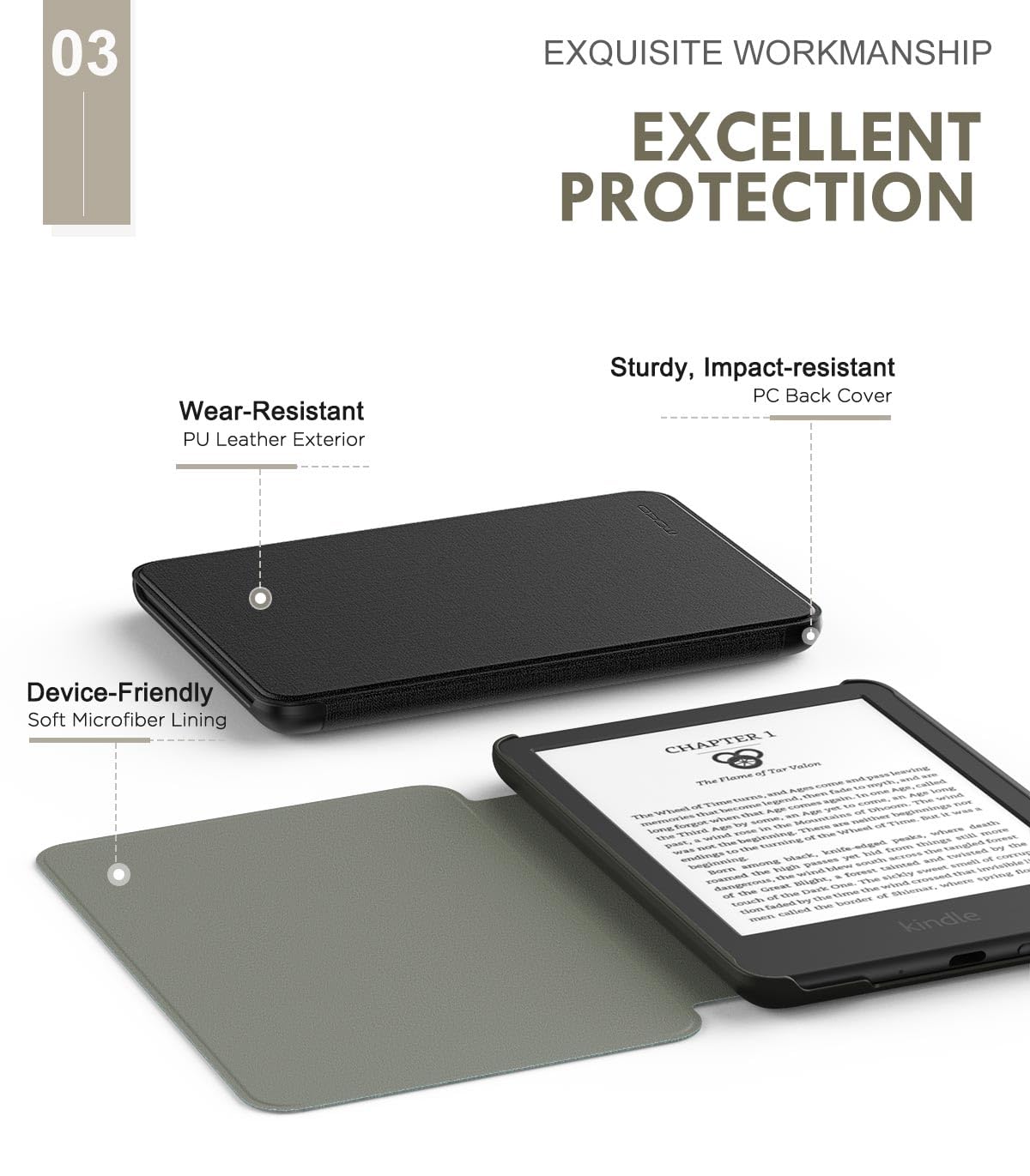 Foto 4 | Funda Moko Para El Nuevo Kindle 11.ª Generación 2024/2022 - Venta Internacional.