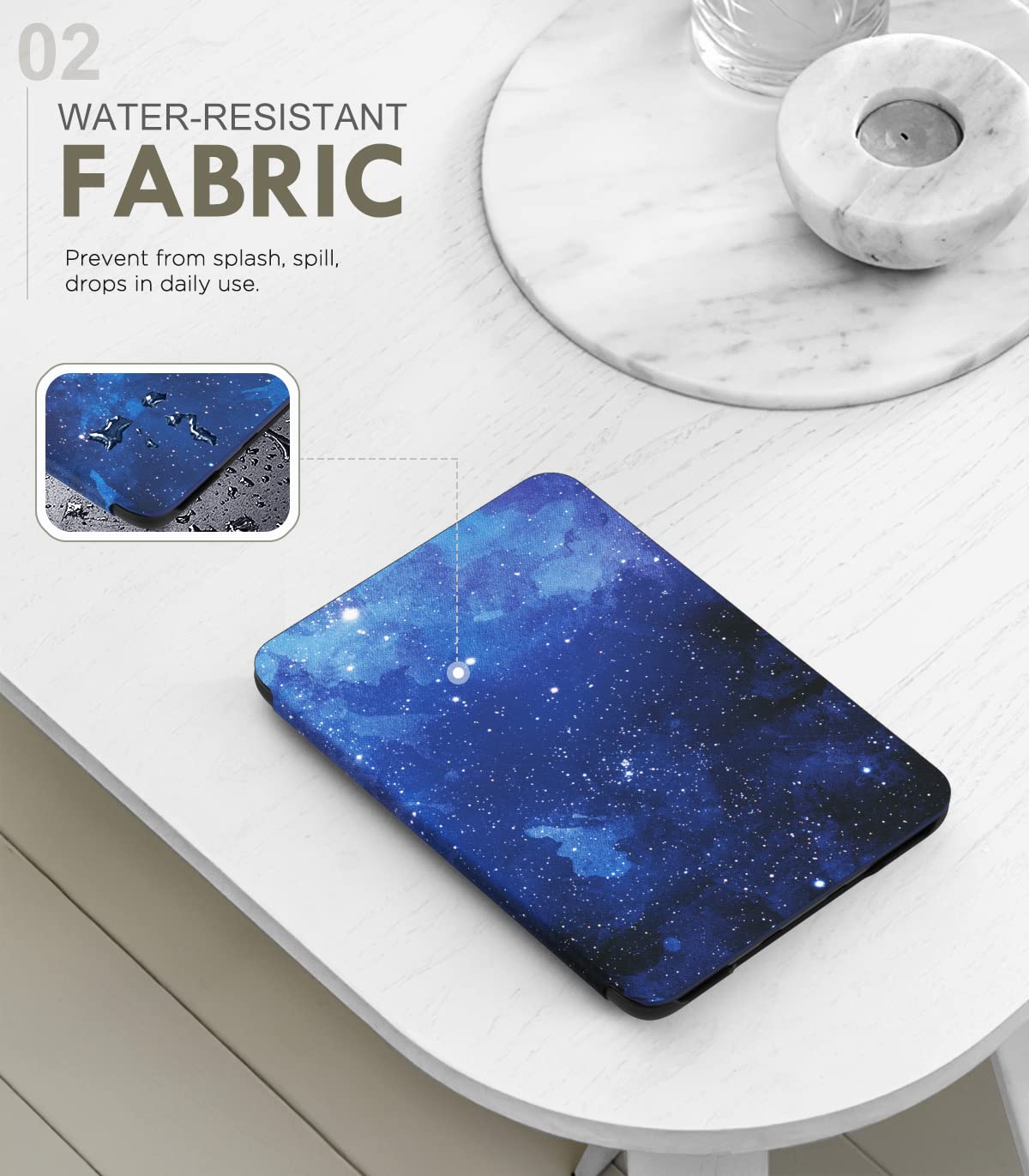 Foto 4 pulgar | Funda Moko Para Kindle 11.ª Generación 2024/2022  Blue Starry Sky - Venta Internacional.