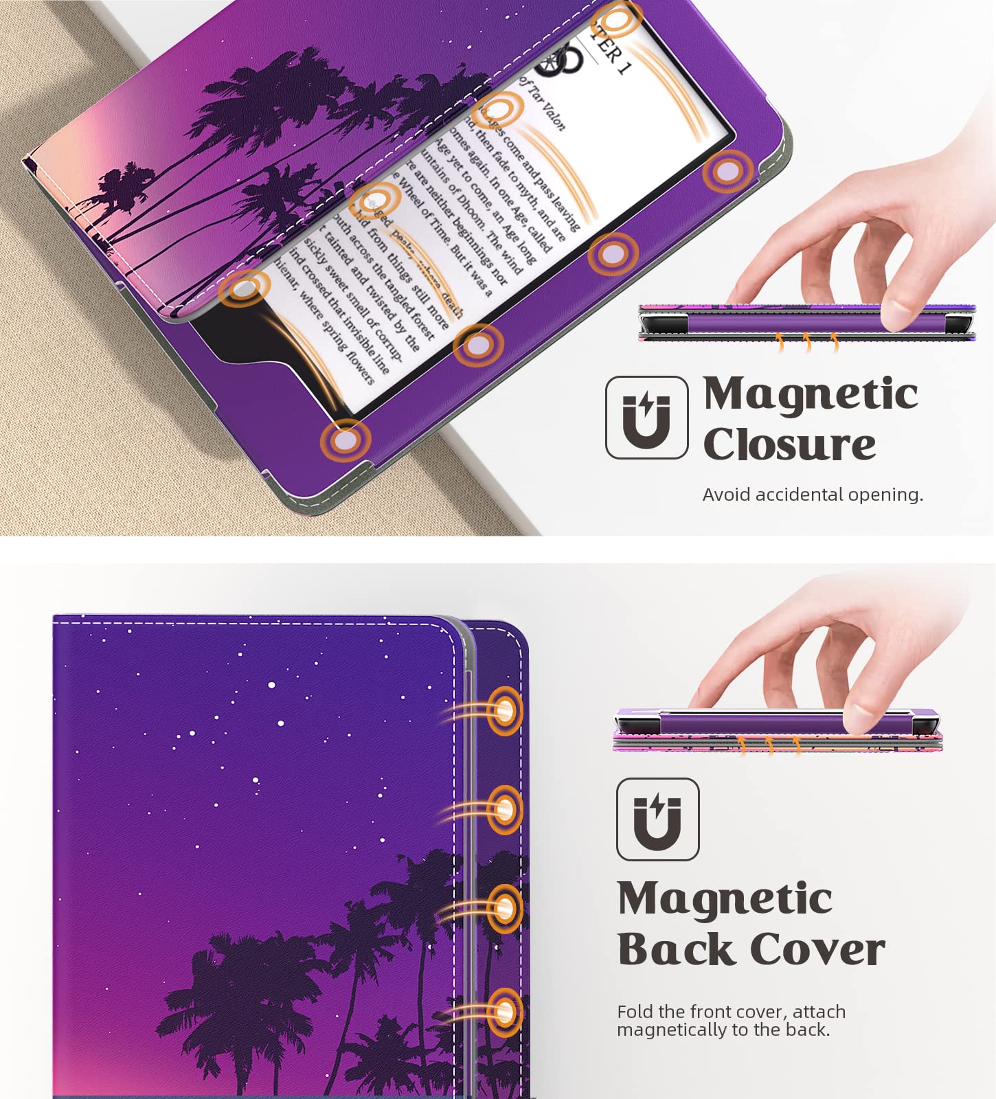 Foto 6 | Funda Moko Para Kindle 6 Totalmente Nuevos De 11.ª Generación 2024/2022/10/8.º - Venta Internacional.