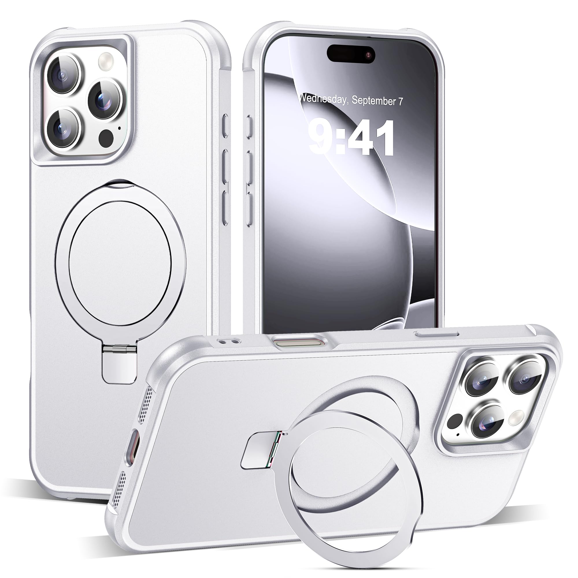 Funda Tianli Para Iphone 16 Pro Con Soporte Magnético Invisible - Venta Internacional.