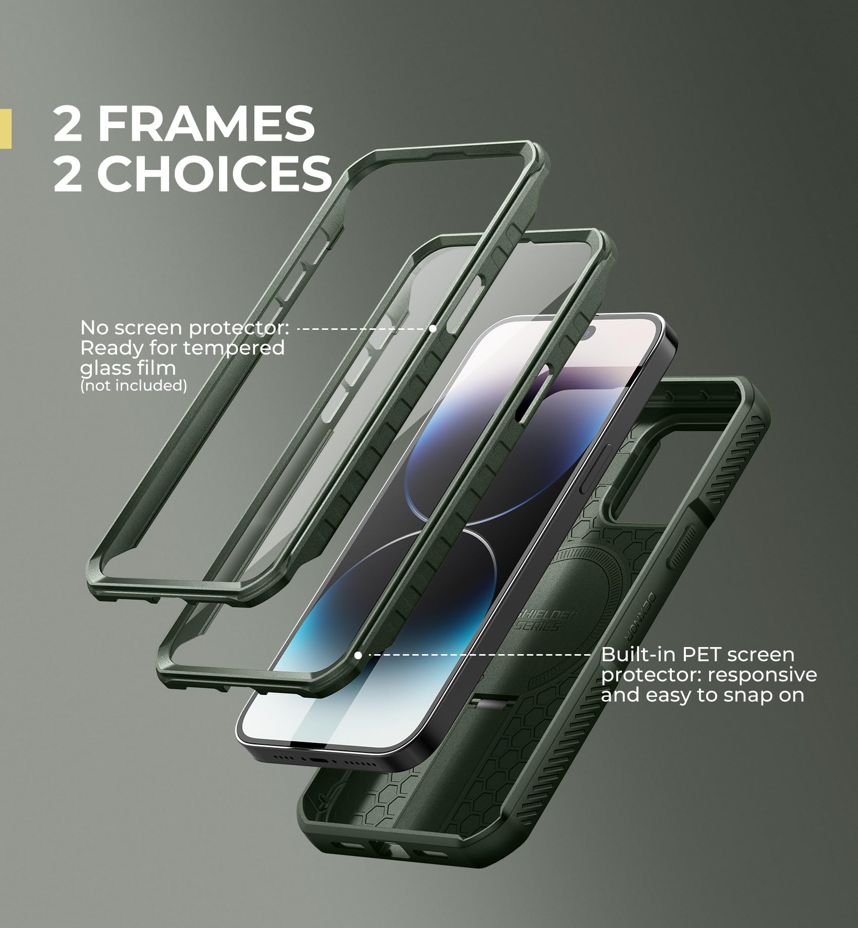 Foto 7 pulgar | Funda De Teléfono Dexnor Para Iphone 14 Pro Max Con Funda De Cámara Deslizante - Venta Internacional.