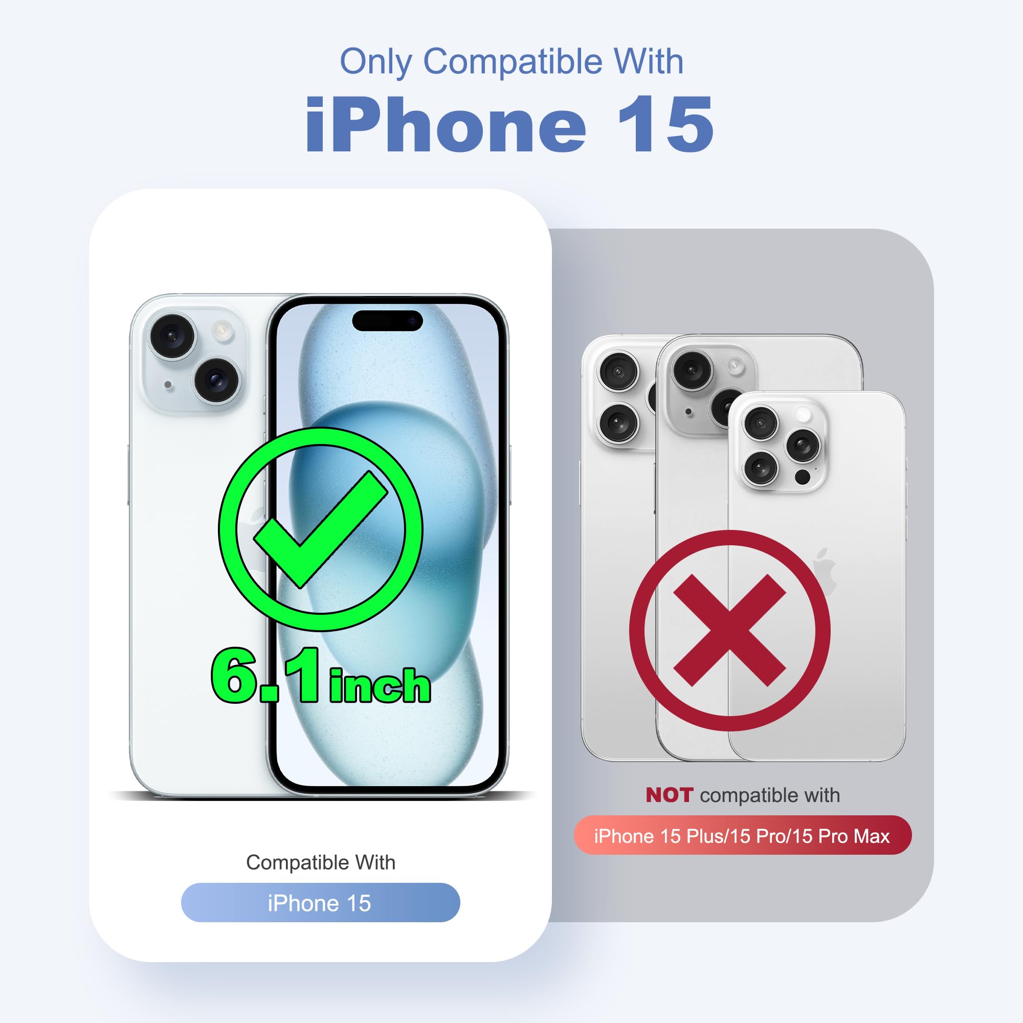 Foto 3 pulgar | Funda De Teléfono Tianli Diseñada Para Iphone 15 Con Soporte De Anillo Magnético - Venta Internacional.