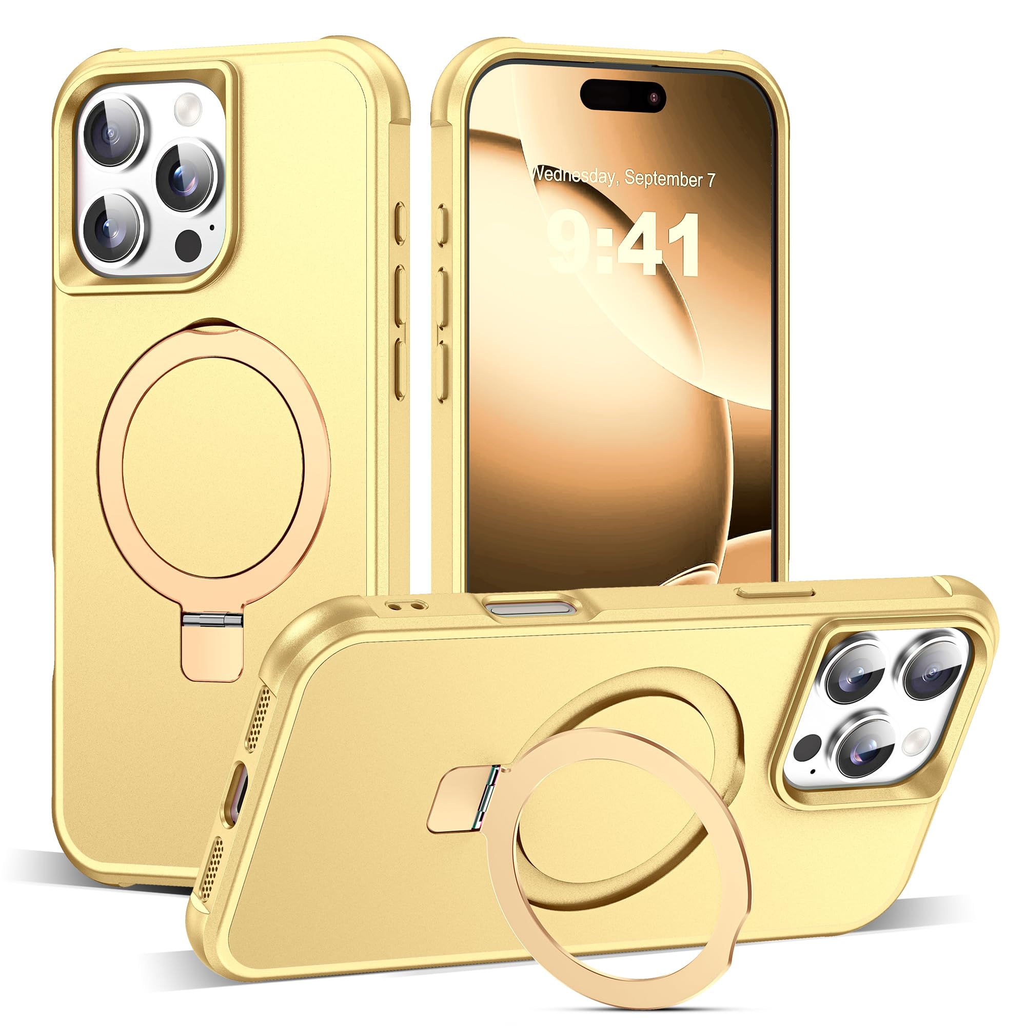 Funda De Teléfono Tianli Diseñada Para Iphone 16 Pro Con Soporte Anular - Venta Internacional.