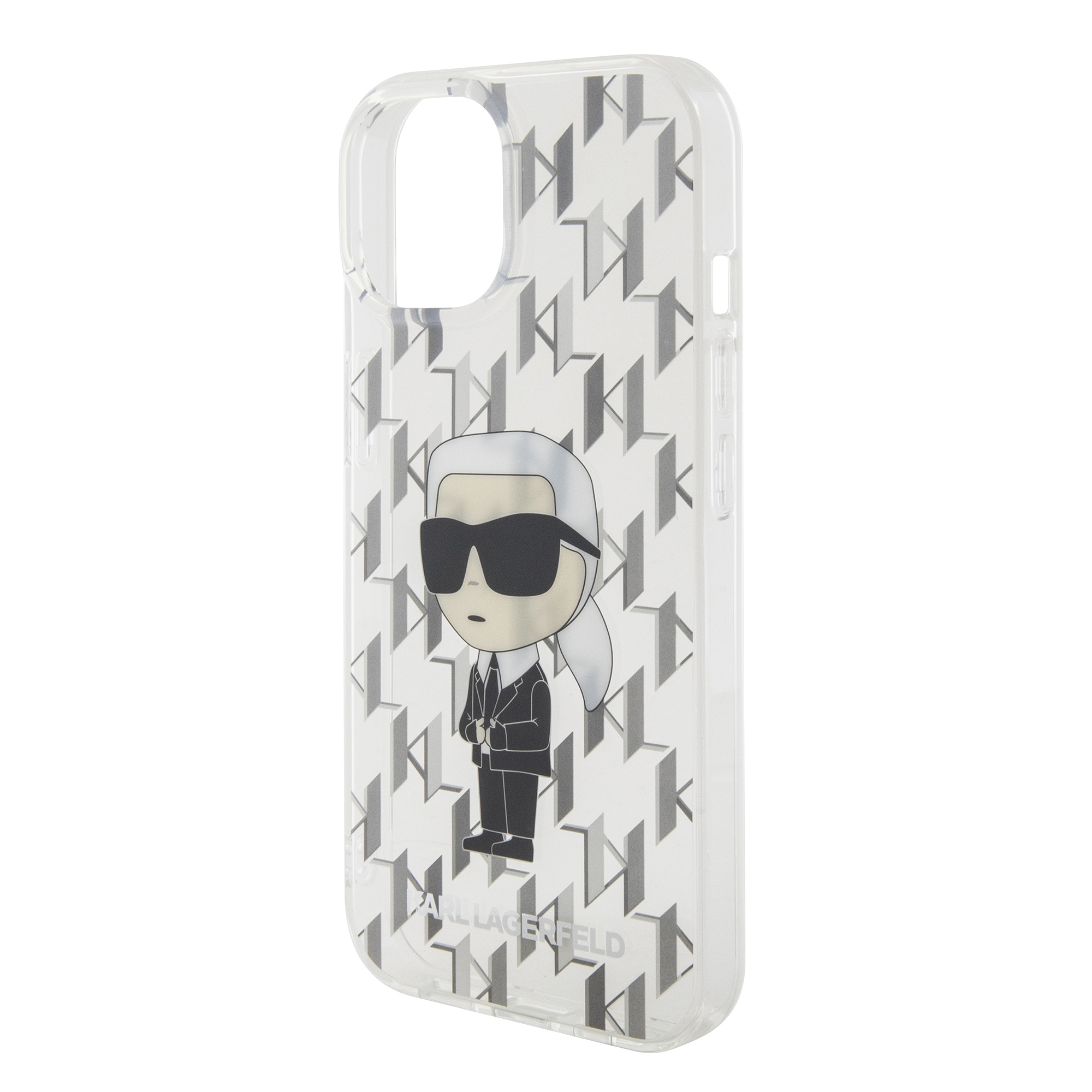 Foto 7 pulgar | Funda Original Karl Monograma Iphone 15 Transparente