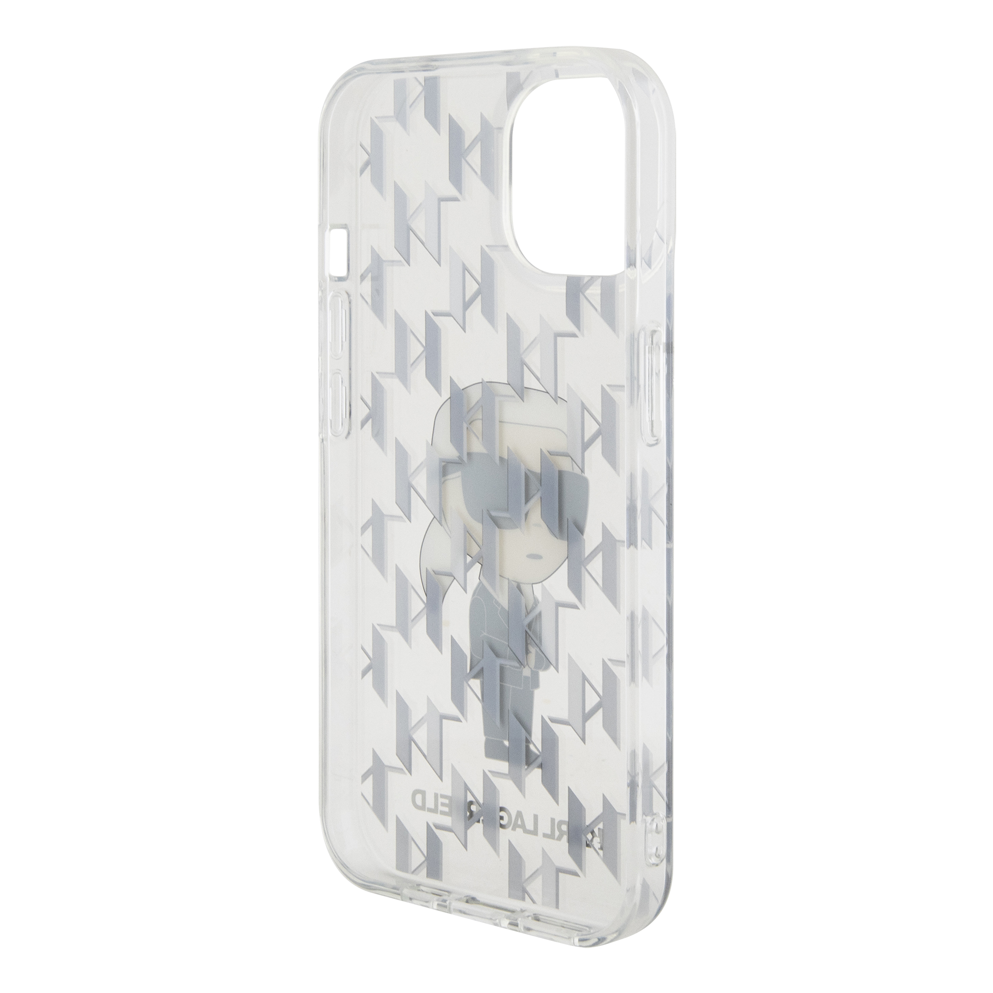 Foto 8 pulgar | Funda Original Karl Monograma Iphone 15 Transparente