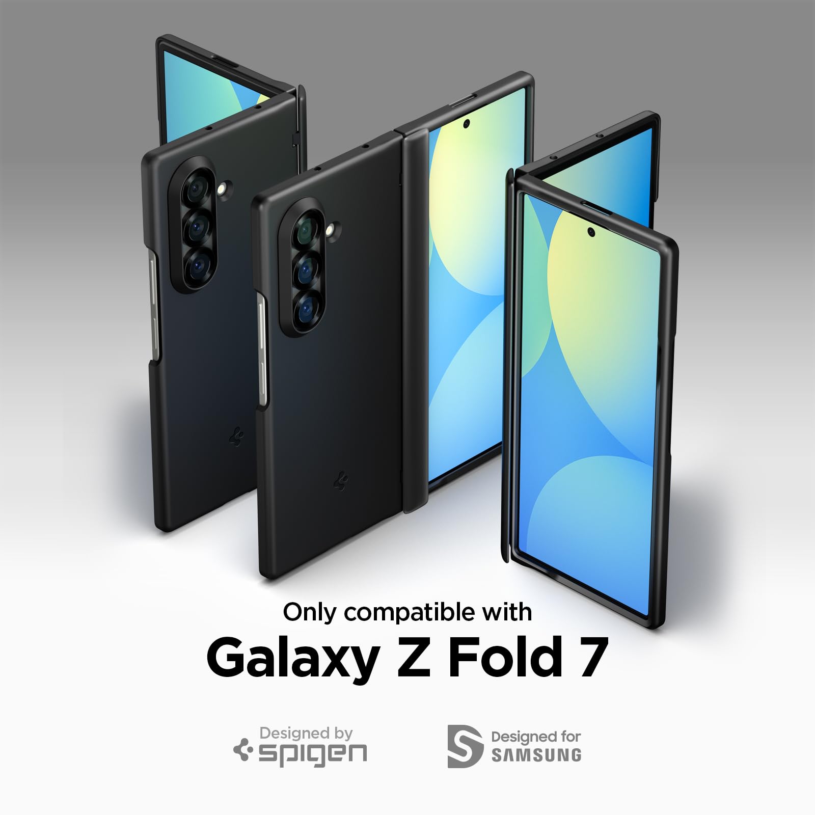 Foto 3 pulgar | Funda Spigen Airfit Pro Magfit Para Galaxy Z Fold 7  Color Negro - Venta Internacional.