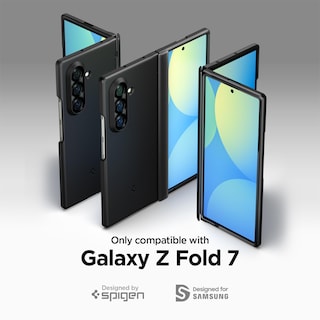 Foto 2 | Funda Spigen Airfit Pro Magfit Para Galaxy Z Fold 7 Color Negro - Venta Internacional.