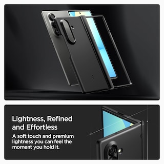 Foto 3 | Funda Spigen Airfit Pro Magfit Para Galaxy Z Fold 7 Color Negro - Venta Internacional.
