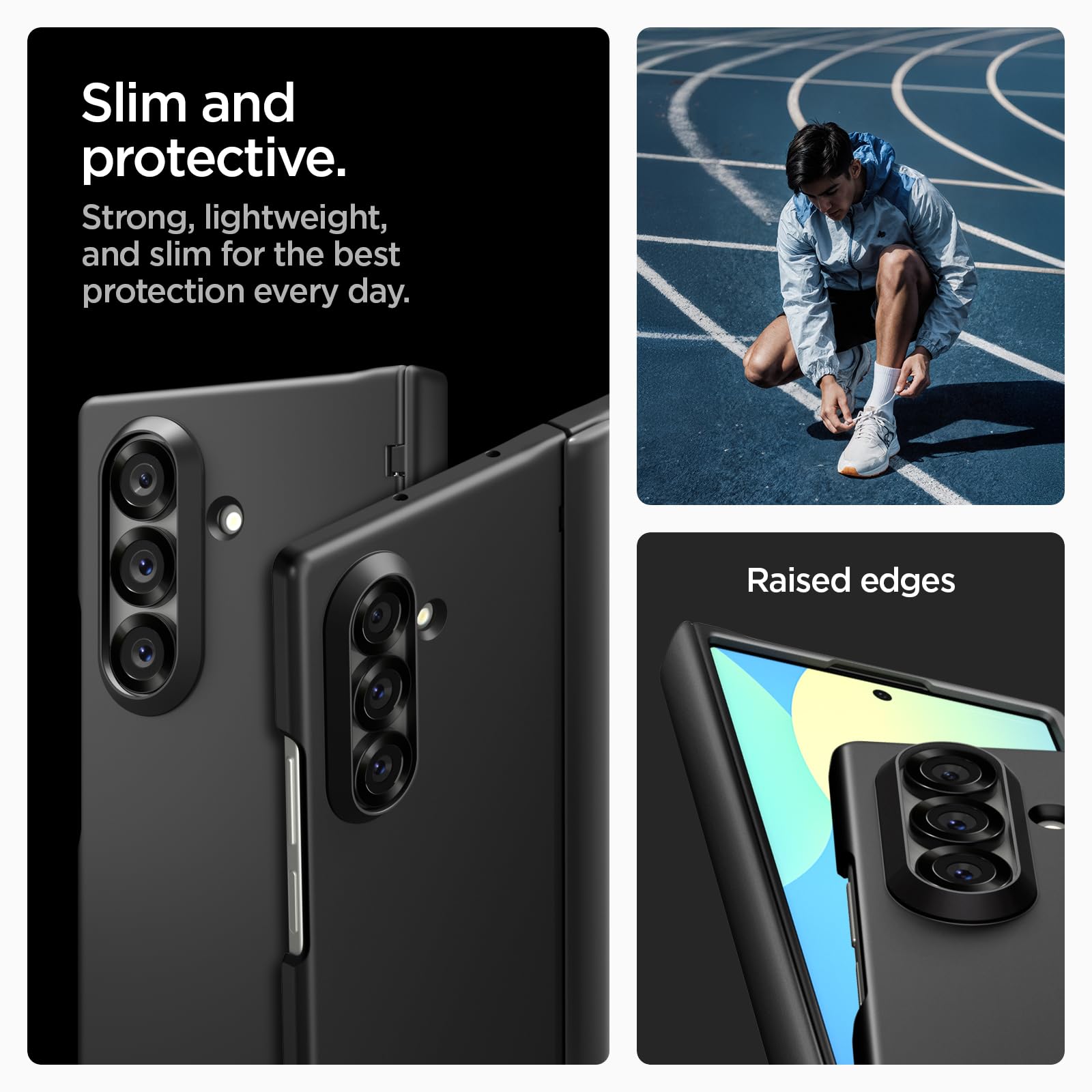 Foto 6 pulgar | Funda Spigen Airfit Pro Magfit Para Galaxy Z Fold 7  Color Negro - Venta Internacional.