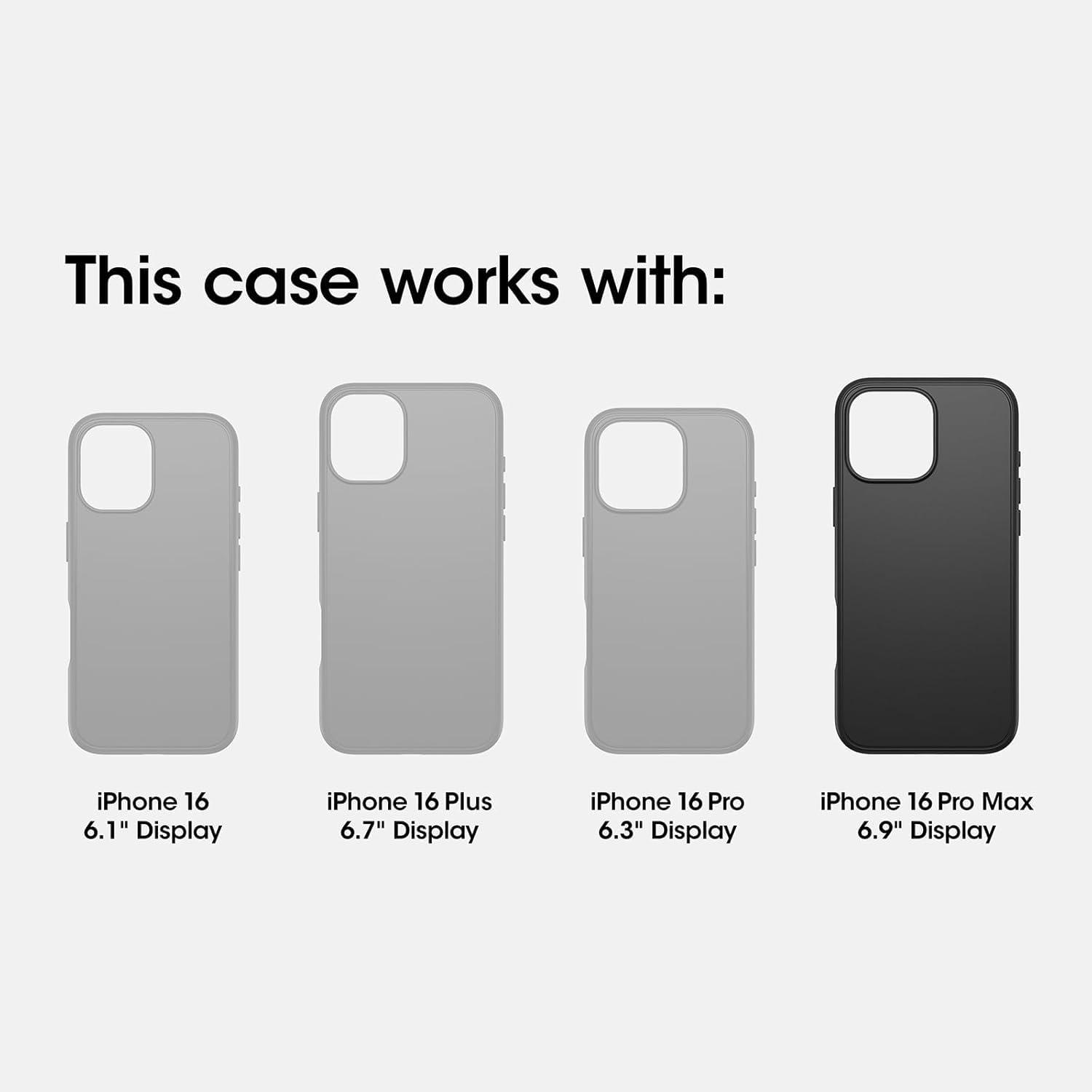 Foto 2 | Funda Para Teléfono Otterbox Symmetry+ Clear Series Para Iphone 16 Pro Max - Venta Internacional.