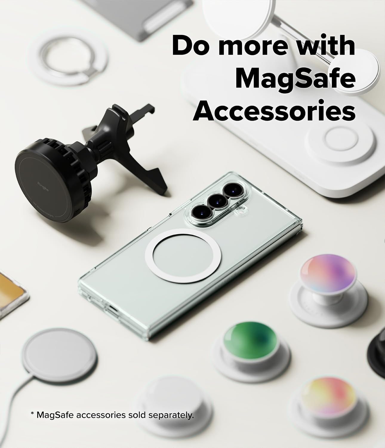 Foto 3 | Funda Para Teléfono Ringke Fusion Compatible Con Magsafe Para Samsung Galaxy Z Fold 7 - Venta Internacional.