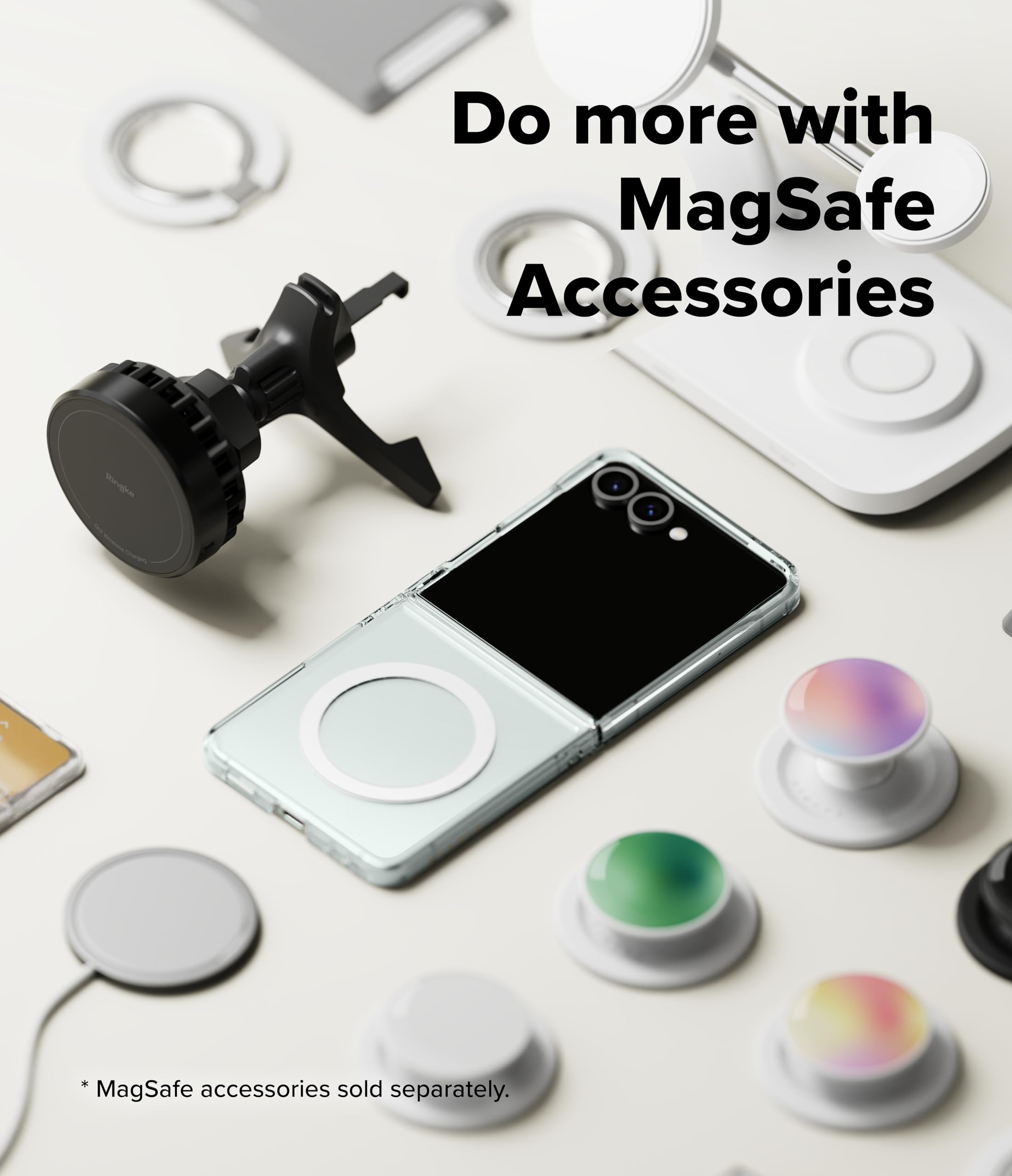 Foto 3 | Funda Para Teléfono Ringke Fusion Compatible Con Magsafe Samsung Z Flip 7 - Venta Internacional.