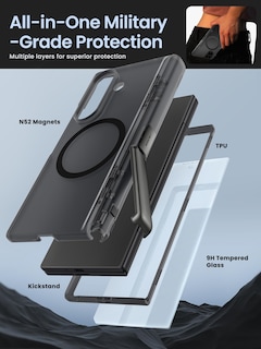 Foto 6 | Funda De Teléfono I-blason Para Samsung Galaxy Z Fold 7 Con Magsafe - Venta Internacional.