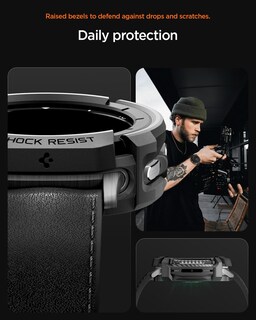 Foto 5 | Funda Spigen Rugged Armor Para Samsung Galaxy Watch 8 Classic De 46 Mm - Venta Internacional.