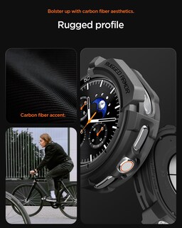 Foto 6 | Funda Spigen Rugged Armor Para Samsung Galaxy Watch 8 Classic De 46 Mm - Venta Internacional.