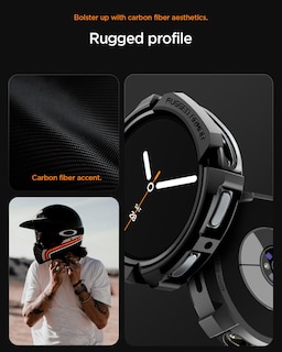 Foto 6 | Funda Spigen Rugged Armor Para Samsung Galaxy Watch 8 De 40 Mm - Venta Internacional.