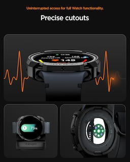 Foto 7 | Funda Spigen Rugged Armor Para Samsung Galaxy Watch 8 De 40 Mm - Venta Internacional.
