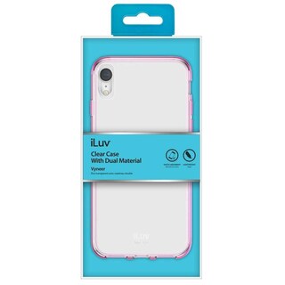 Foto 2 | Funda Iluv Vyneer color Transparente con Rosa para iPhone Xr
