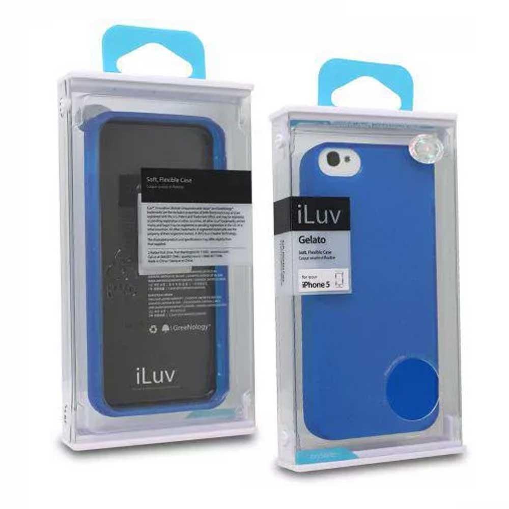 Foto 3 pulgar | Funda Iluv Gelato color Azul para iPhone Se 2016 iPhone 5s y 5 Tpu