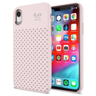 Foto 1 | Funda Iluv Metal Forge color Rosa para iPhone Xr