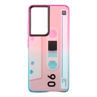 Foto 1 | Funda Triche Diseño Cassette para Galaxy S21 Ultra color Rosa