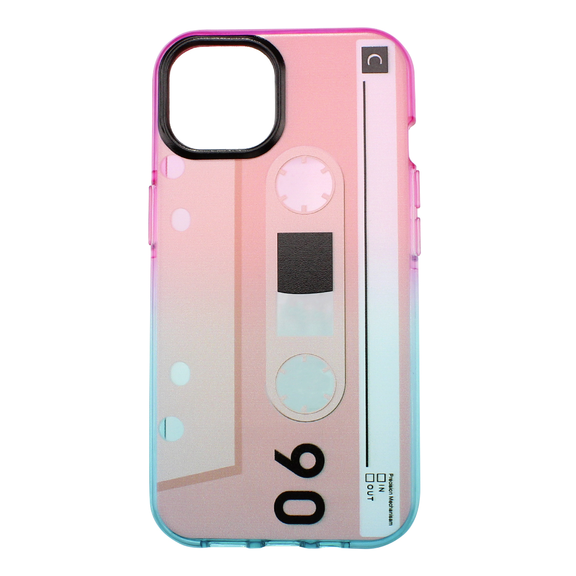 Foto 1 | Funda Triche color Rosa Diseño Cassette para iPhone 13 Normal Pantalla 6.1 Pulgadas