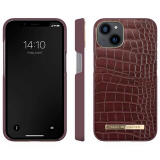 Foto 2 | Funda Ideal Of Sweden Printed color Vino para iPhone 13 Scarlet Croco