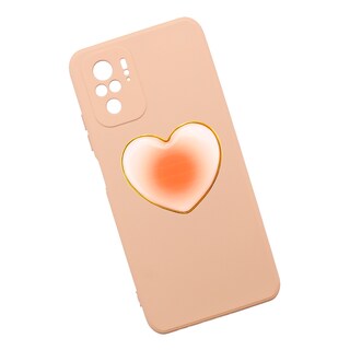 Foto 1 | Funda Triche Diseño Liso con Sujetador en Forma de Corazón Incluido para Xiaomi Note 10 / Note 10s color Rosa