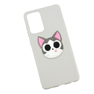 Foto 1 | Funda Triche Diseño Gato con Sujetador para Galaxy A52 (yA525 color Gris