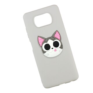 Foto 1 | Funda Triche color Gris con Diseño Gato con Sujetador para Xiaomi Poco X3