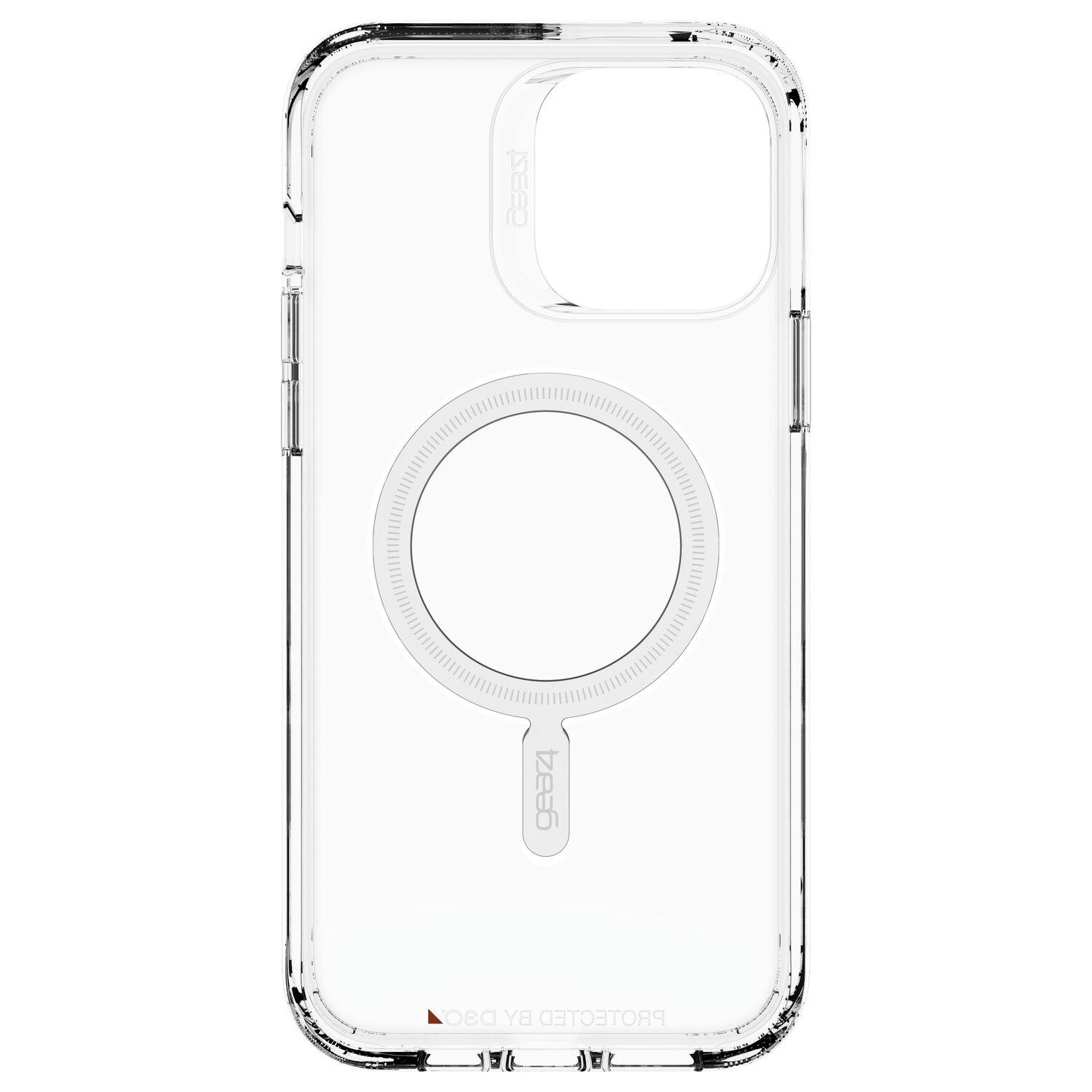 Foto 4 pulgar | Funda Crystal Palace Gear4 Transparente Compatible con Magsafe iPhone 13 Pro Max
