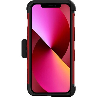 Foto 3 | Funda Zizo color Rojo para iPhone 13 Zizo Bolt más Mica de Uso Rudo