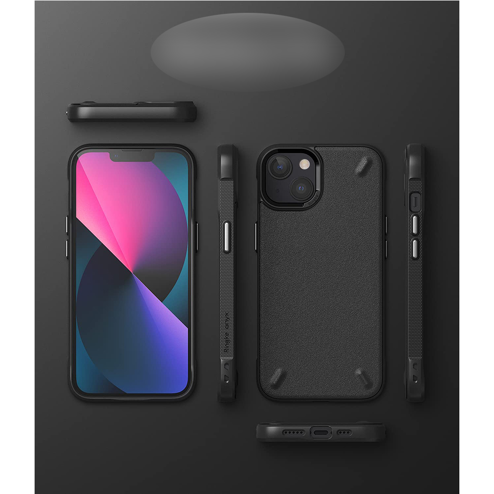 Foto 2 | Funda Ringke Onyx color Negro para iPhone 13 Normal de Uso Rudo