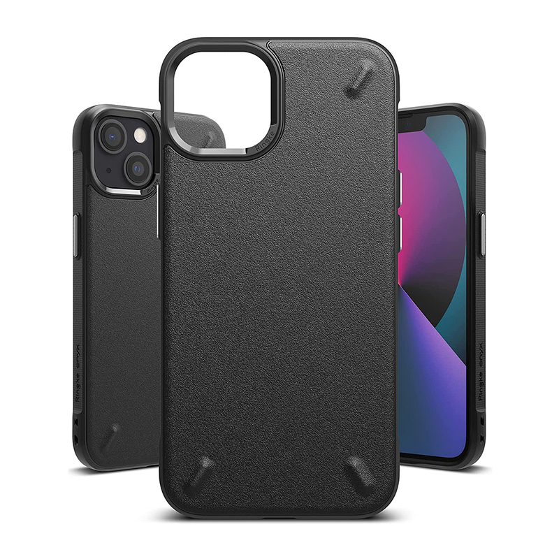 Foto 4 pulgar | Funda Ringke Onyx color Negro para iPhone 13 Normal de Uso Rudo