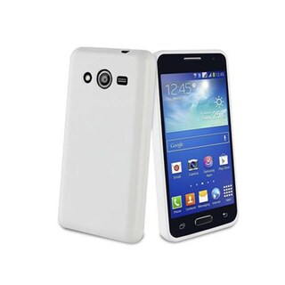 Foto 2 | Funda para Galaxy Core 2 Muvit Minigel color Blanco