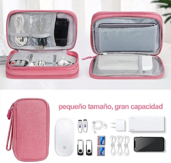 Foto 3 | Estuche para Accesorios Electrónicos Universal color Rosa