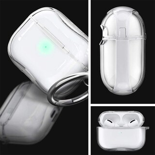 Foto 3 | Funda para Airpods Pro Ultra Hybrid Rígida Spigen Transparente Original