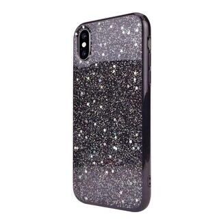 Foto 2 | Funda Wild Flag para iPhone X y XS Design color Negro con Brillos