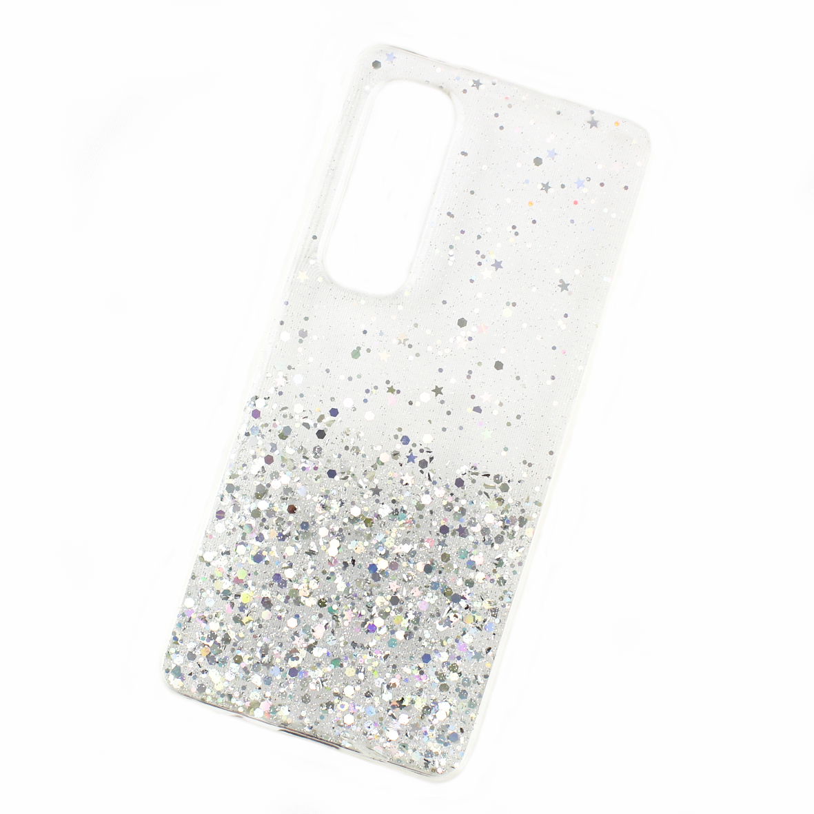 Foto 2 pulgar | Funda Triche Diseño Brillos Estrellas Transparente para Xiaomi Mi Note 10 Lite