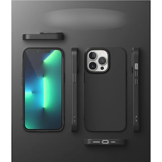 Foto 2 | Funda Ringke color Negro para iPhone 13 Pro Air S Semiflexible