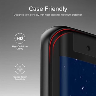 Foto 3 | Mica Vidrio Templado Wild Flag para Samsung S9 Plus Protectora de Pantalla Transparente