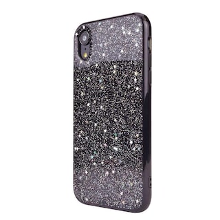 Foto 1 | Funda Wild Flag para iPhone XR Design color Negro con Brillos