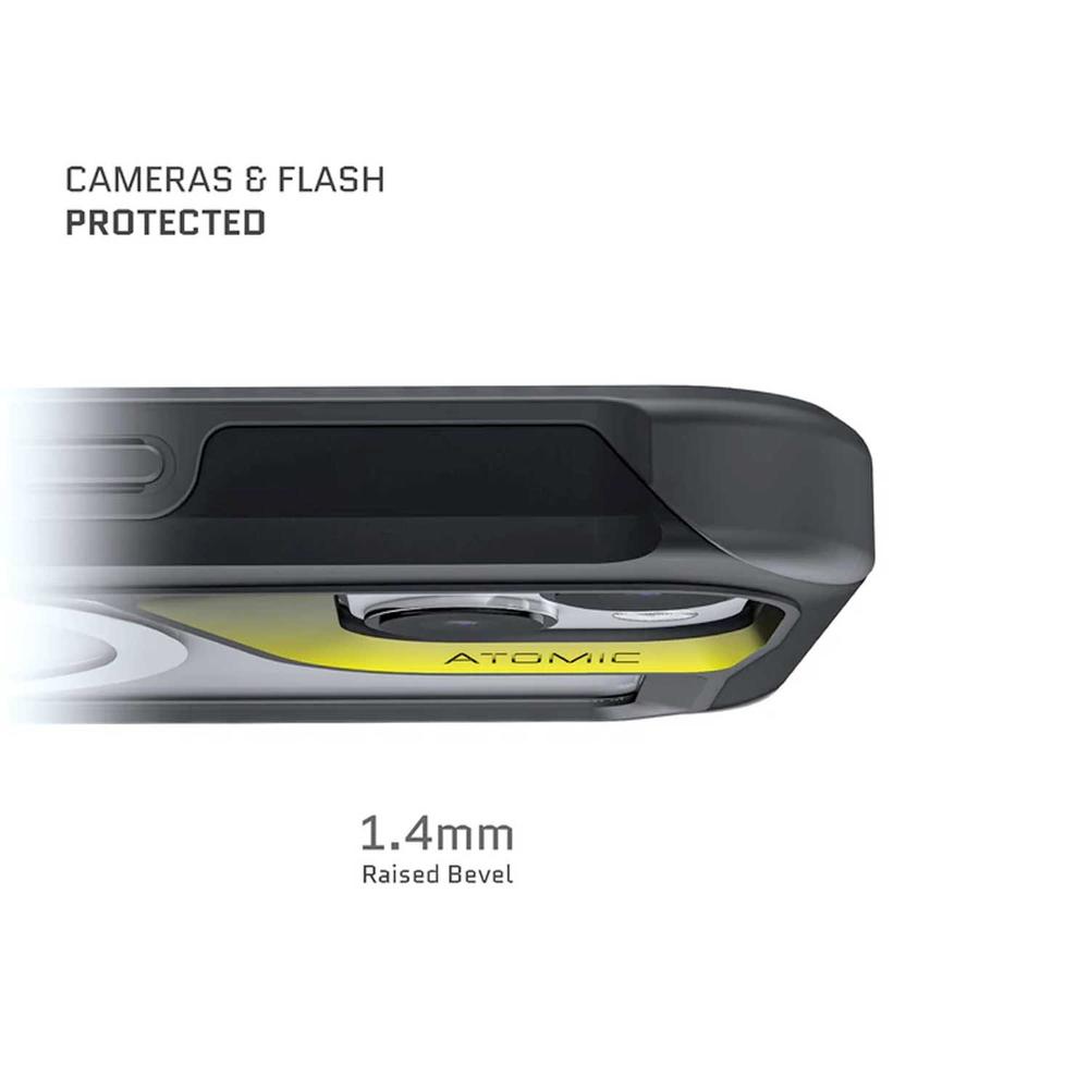 Foto 6 pulgar | Funda Ghostek Atomic para iPhone 13 Aluminio Transparente/ Negro